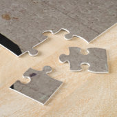 Funny Cat Wearing Glasses It's Meow or Never Quote ジグソーパズル (側面)