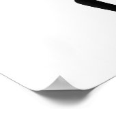 Funny Cat What Black Cat Pushing Christmas Tree T- ポスター (角)