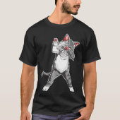 Funny Cat With A Camera Photography Tシャツ (正面)