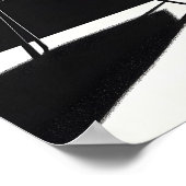 Funny cat with telescope ポスター (角)