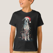 Funny Catahoula Leopard Dog Christmas Graphics Lig Tシャツ (正面)