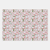 Funny Cats Christmas ラッピングペーパーシート (正面3)