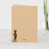 Funny cats Christmas card カード (裏面)