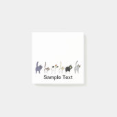 funny cats design post it ポストイット (正面)