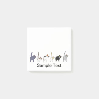 funny cats design post it ポストイット