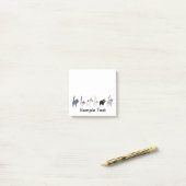 funny cats design post it ポストイット (デスク上)