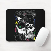 Funny Cats Don't Touch Me Cat Lovers Men Women  マウスパッド (マウス)
