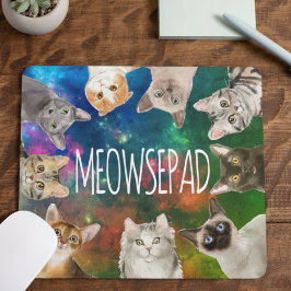 Funny Cats | Meowsepad Cute Cat Breeds Mouse Pad マウスパッド