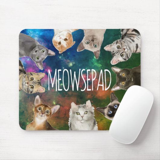 Funny Cats | Meowsepad Cute Cat Breeds Mouse Pad マウスパッド (マウス)