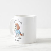 Funny Cavalier King Charles Business Suit Coffee  コーヒーマグカップ (正面左)