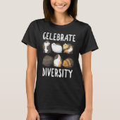 Funny 'Celebrate Diversity' Cute Shirt for Guinea  Tシャツ (正面)