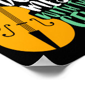 Funny Cello Player Dont Mess With The Cellist  ポスター (角)