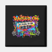 Funny Cette Graffiti 80s 90s Raised On Old School マグネット (正面)