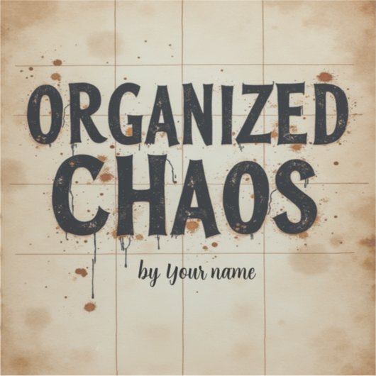 Funny Chaos Quote Student  シール (正面)