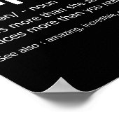 Funny Chaplain Definition New Job Gift For Chaplai ポスター (角)