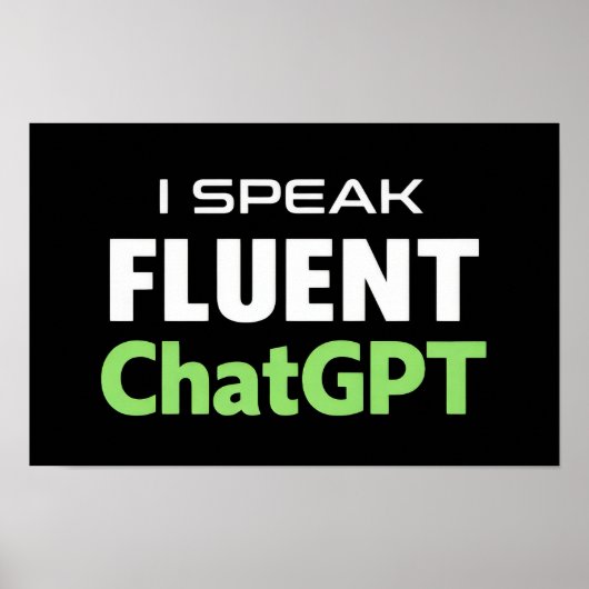 Funny ChatGPT ポスター (正面)