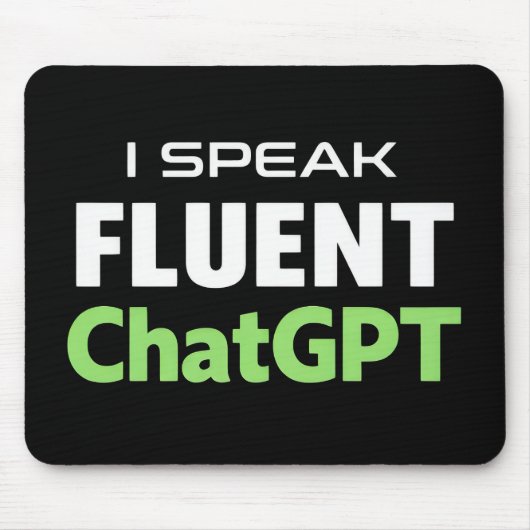 Funny ChatGPT マウスパッド (正面)