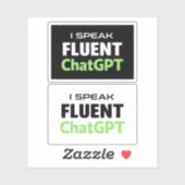 Funny ChatGPT Stickers シール (シート)