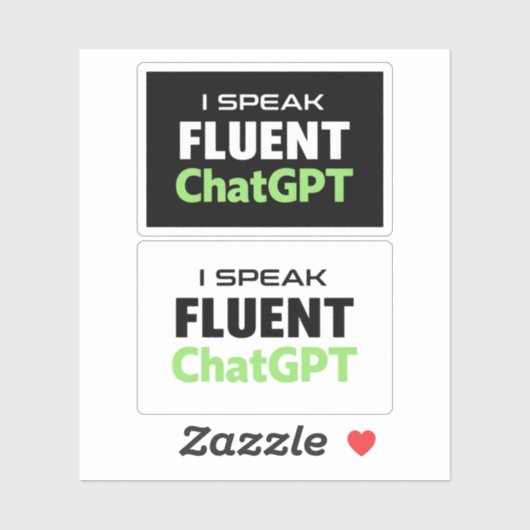 Funny ChatGPT Stickers シール (シート)