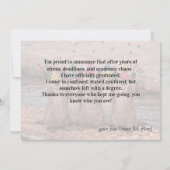 🎓Funny Cheeky Otter + Thank you 招待状 (裏面)