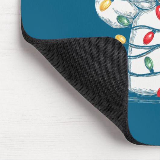 Funny Chef Christmas Graphics Lights Lover Cook Co マウスパッド (コーナー)