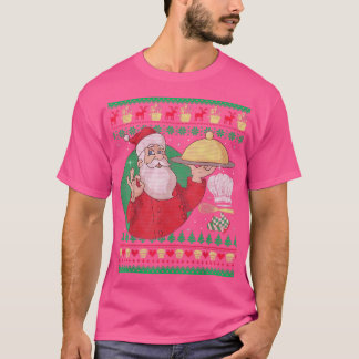Funny Chef Cooking Ugly Christmas Sweaters  Tシャツ