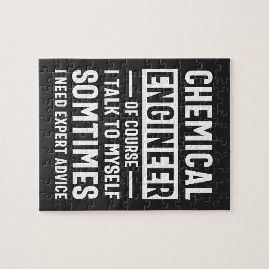 Funny Chemical Engineer Gift ジグソーパズル (横)