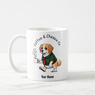 Funny Chesapeake Bay Ret dog Business Suit Coffee  コーヒーマグカップ