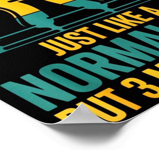 Funny Chess Dad Like Normal Dad Three Moves Ahead  ポスター (角)