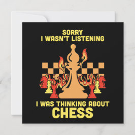 Funny Chess Quote Gift for Chess Players & Lovers セーブザデート