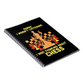 Funny Chess Quote Gift for Chess Players & Lovers ノートブック (右側)