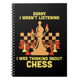 Funny Chess Quote Gift for Chess Players & Lovers ノートブック