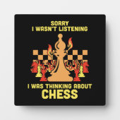 Funny Chess Quote Gift for Chess Players & Lovers フォトプラーク (正面)
