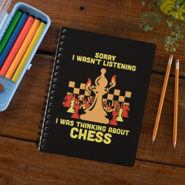 Funny Chess Quote Gift for Chess Players & Lovers プランナー手帳