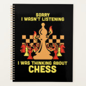Funny Chess Quote Gift for Chess Players & Lovers プランナー手帳 (正面)