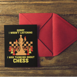 Funny Chess Quote Gift for Chess Players & Lovers ポストカード