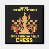 Funny Chess Quote Gift for Chess Players & Lovers マグネット (正面)