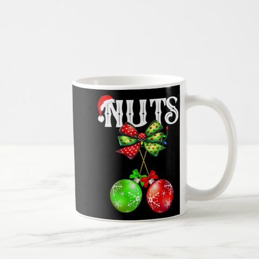 Funny Chest Nuts Chestnuts Matching Family Christm コーヒーマグカップ (右)