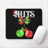 Funny Chest Nuts Chestnuts Matching Family Christm マウスパッド (マウス)