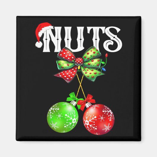 Funny Chest Nuts Chestnuts Matching Family Christm マグネット (正面)