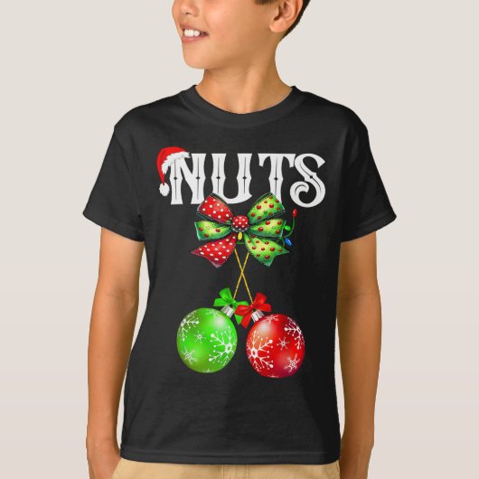 Funny Chest Nuts Chestnuts Matching Family Christm Tシャツ (正面)