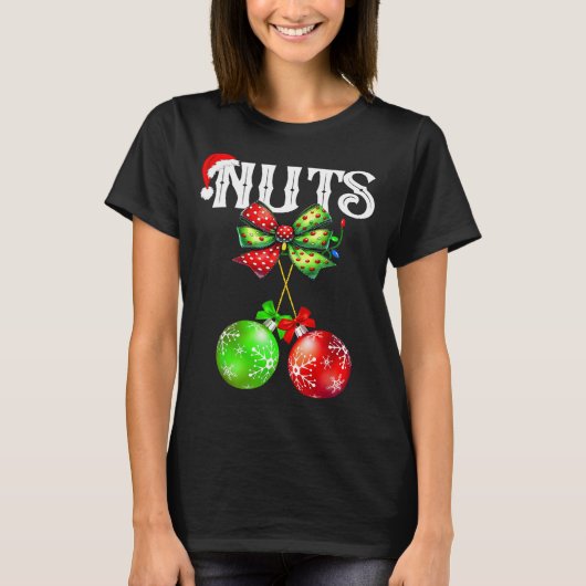 Funny Chest Nuts Chestnuts Matching Family Christm Tシャツ (正面)