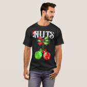 Funny Chest Nuts Chestnuts Matching Family Christm Tシャツ (正面フル)