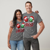 Funny Chest Nuts Couples Christmas Chest Nuts Adul Tシャツ (ユニセックス)
