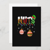 Funny Chest Nuts Couples Christmas Chestnuts Adult 招待状 (正面/裏面)