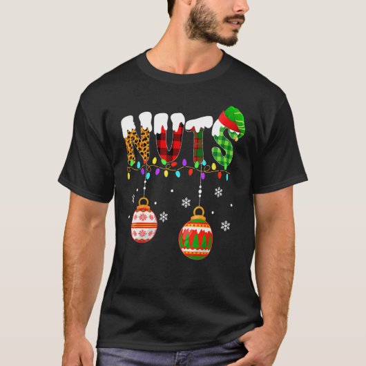 Funny Chest Nuts Couples Christmas Chestnuts Adult Tシャツ (正面)