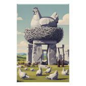 Funny chicken ポスター (正面)