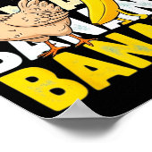 Funny Chicken Banana Dance Meme For Kids &amp; Adu ポスター (角)