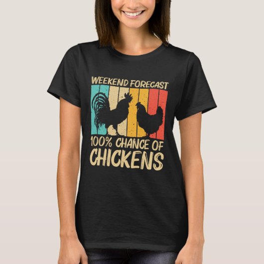 Funny Chicken Design For Men Women Farm Farmer Chi Tシャツ (正面)