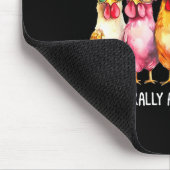 Funny Chicken Farmer Gift – I Raise Chickens Humor マウスパッド (コーナー)